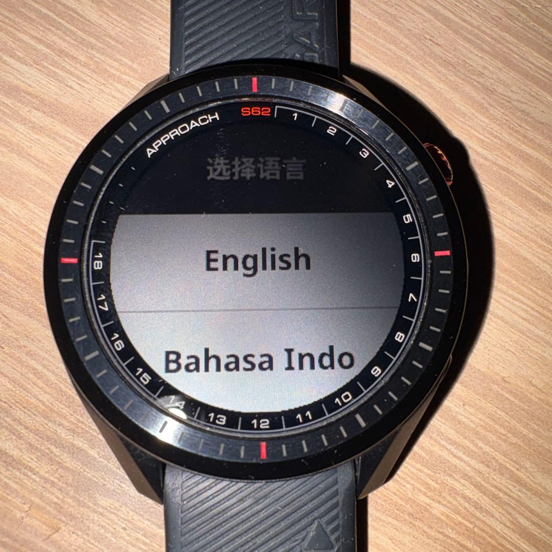 GARMIN ガーミン スマートウォッチ S62 ブラック G