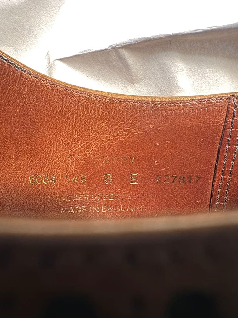 CROCKETT&JONES COVENTRY セミブローグ ダークブラウン8E