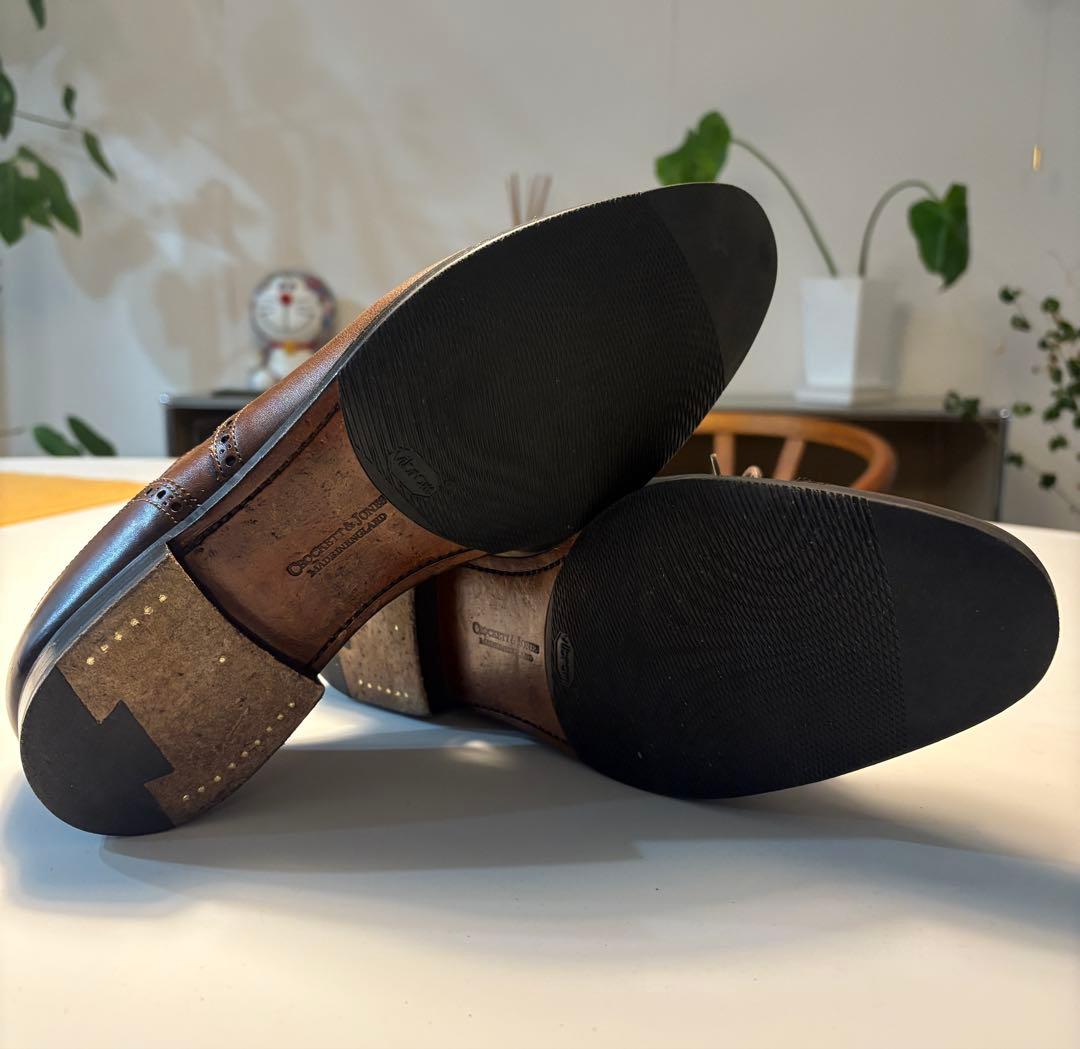 CROCKETT&JONES COVENTRY セミブローグ ダークブラウン8E