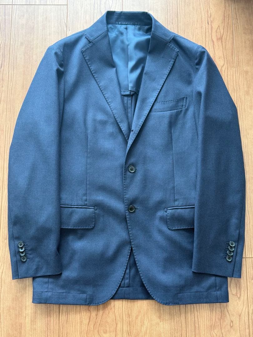 Salon de GW ストレッチTR ネイビー千鳥 セットアップ