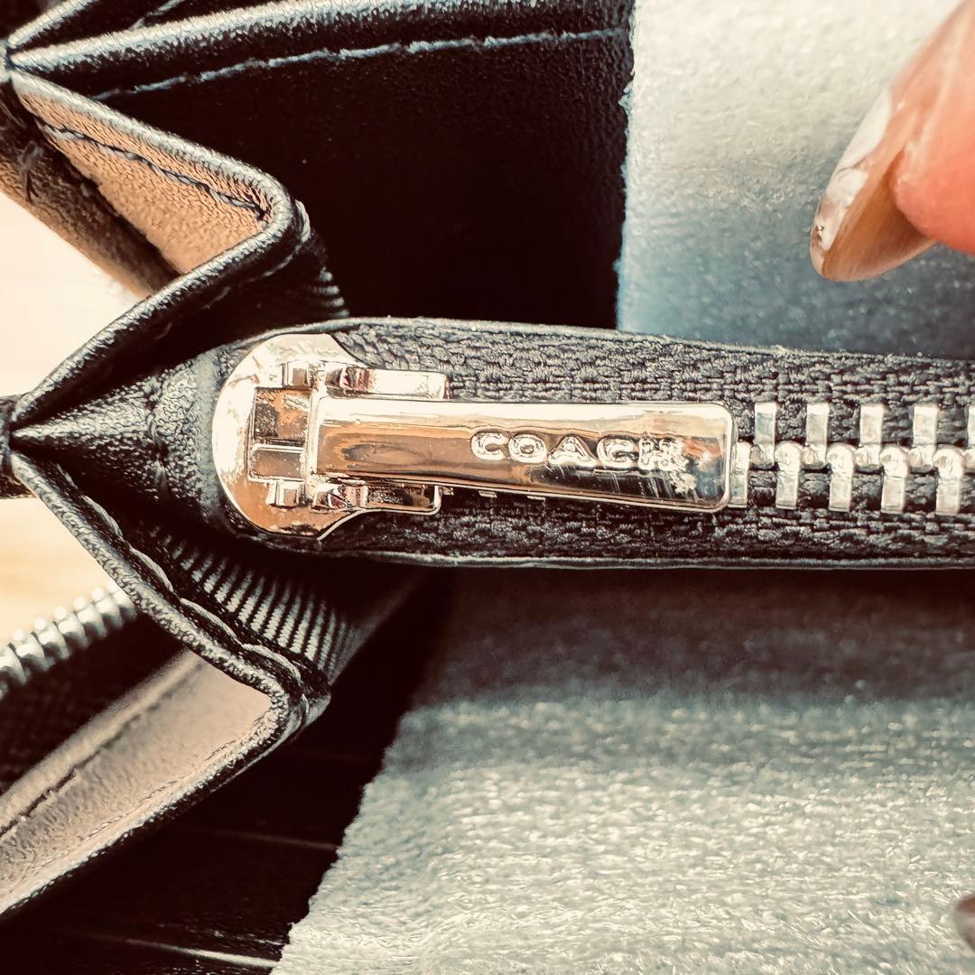 COACH 長財布 C4452 ブラック系 新品未使用 レディース メンズ