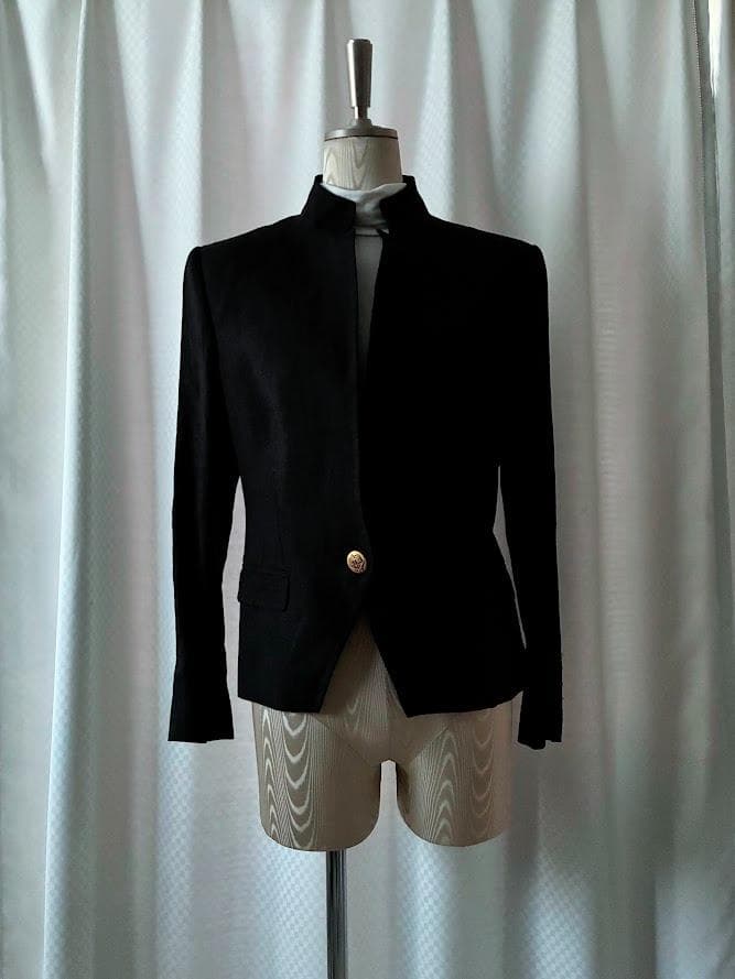 【新品 タグ付き】ドルチェ＆ガッバーナ ジャケット 縦襟 ブラック 42 希少