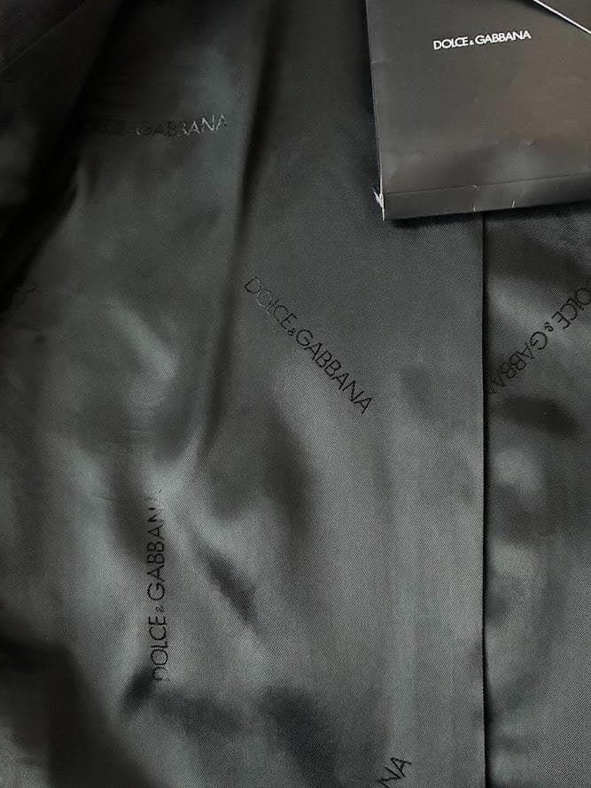 【新品 タグ付き】ドルチェ＆ガッバーナ ジャケット 縦襟 ブラック 42 希少
