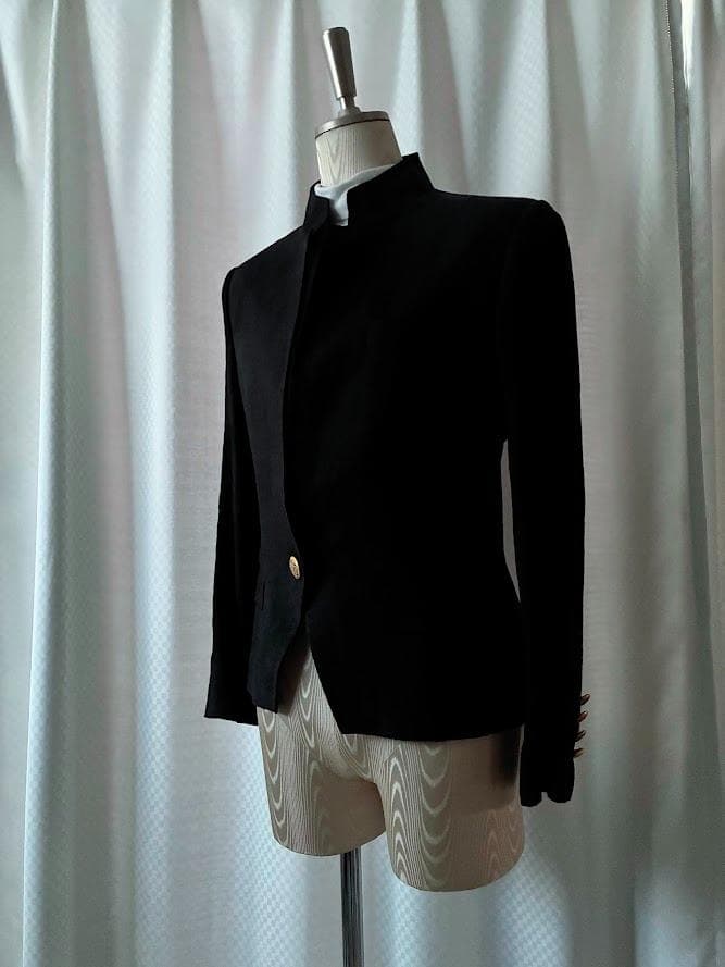 【新品 タグ付き】ドルチェ＆ガッバーナ ジャケット 縦襟 ブラック 42 希少