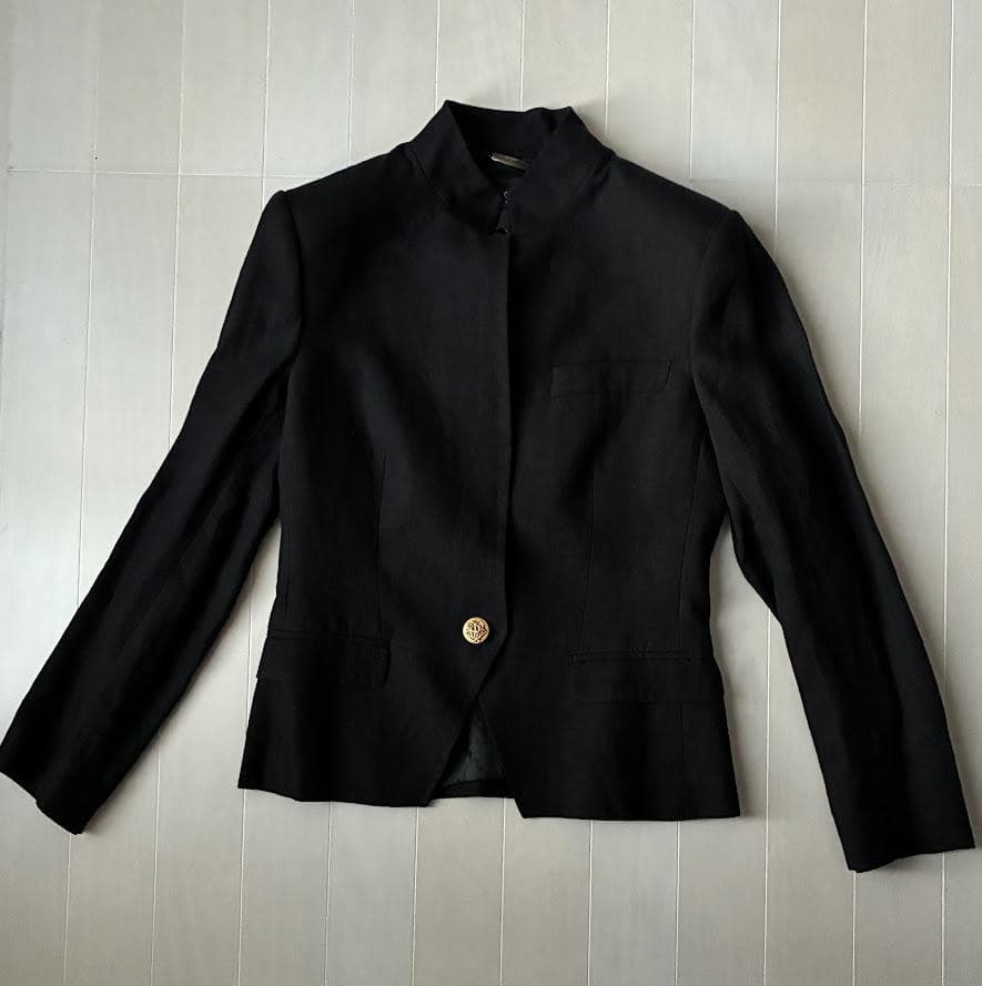 【新品 タグ付き】ドルチェ＆ガッバーナ ジャケット 縦襟 ブラック 42 希少