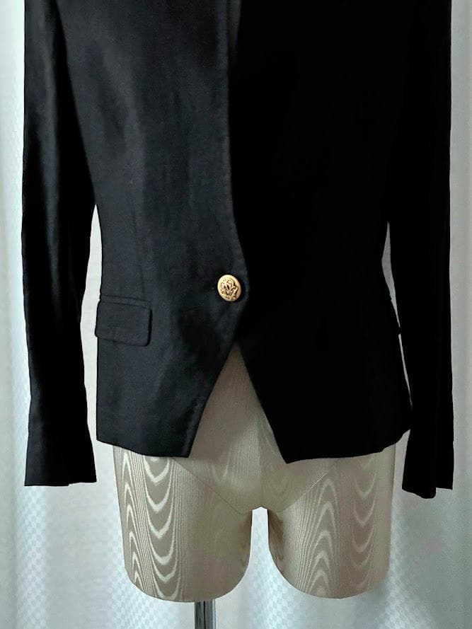 【新品 タグ付き】ドルチェ＆ガッバーナ ジャケット 縦襟 ブラック 42 希少