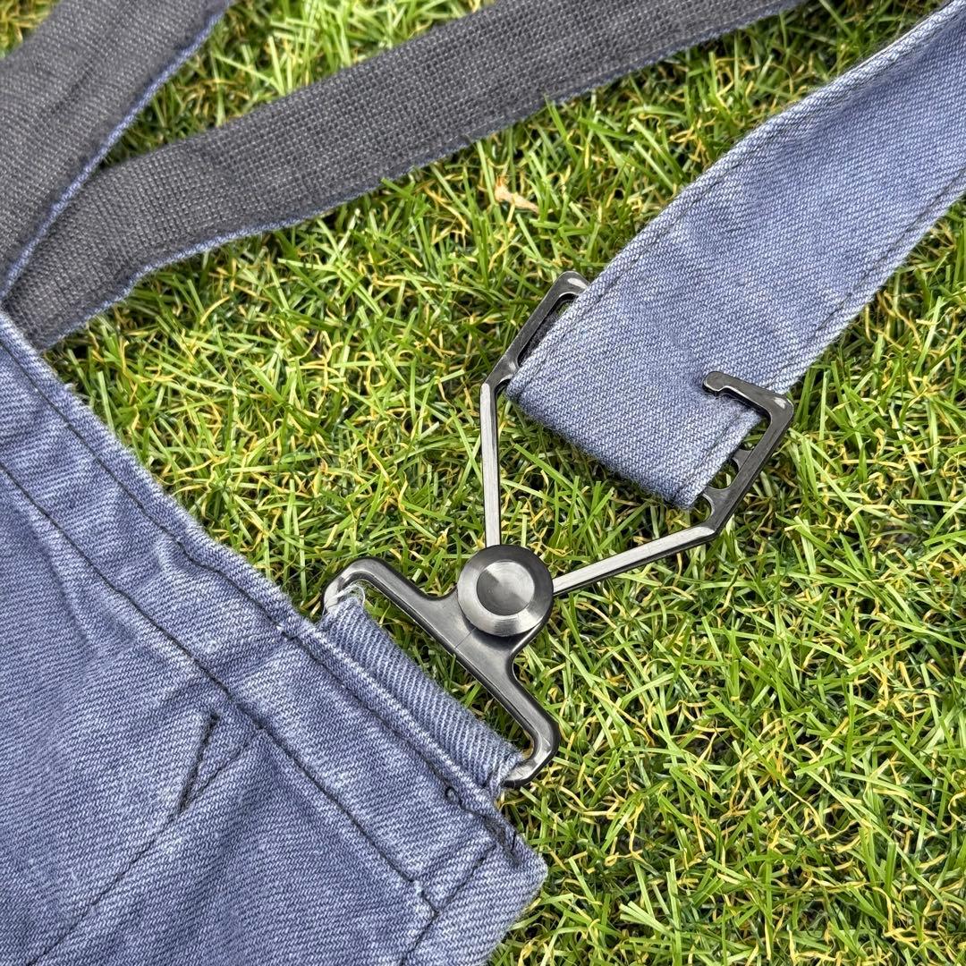 パンツ 1086 GDR VEB Vintage Work Bib Pants 48L