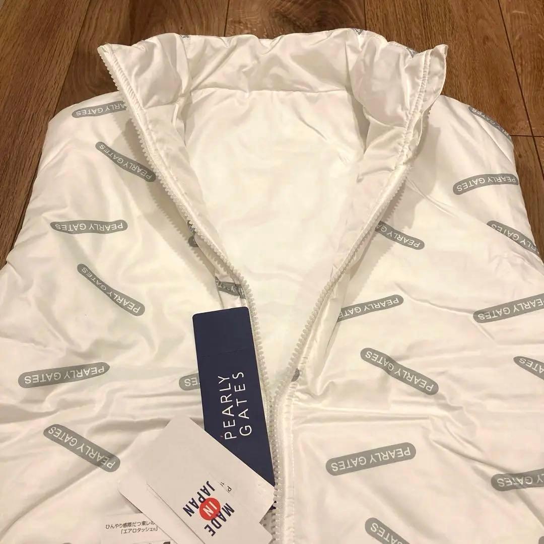 新品未使用★PEARLY GATES★軽量 ダウンベスト Ｌ　白　ゴルフウェア