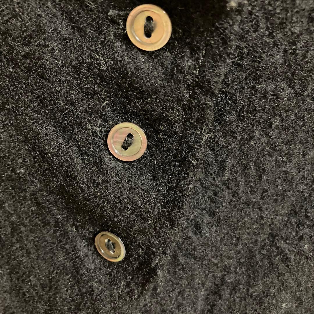 山中とみこ　CHICU+CHICU5/31 圧縮ウール　2WAY ベスト　黒