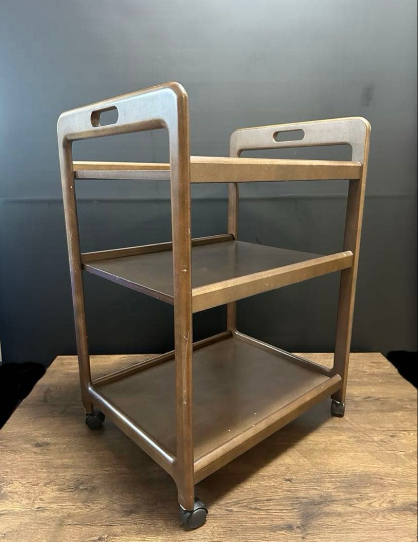 カリモク　ナチュラル　キッチンワゴン ティーワゴン