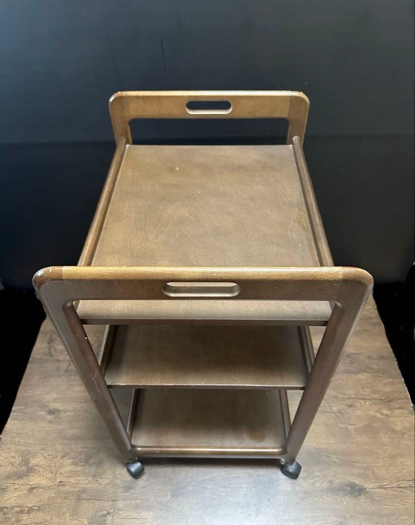 カリモク　ナチュラル　キッチンワゴン ティーワゴン