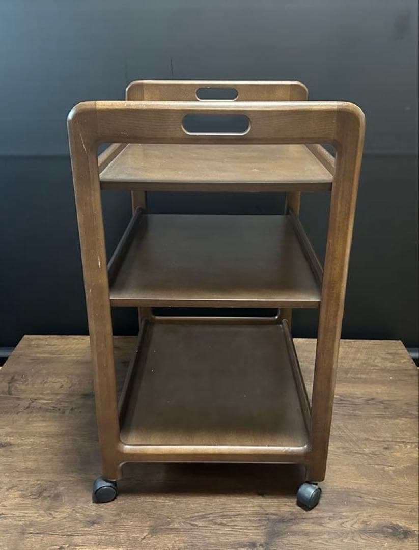 カリモク　ナチュラル　キッチンワゴン ティーワゴン
