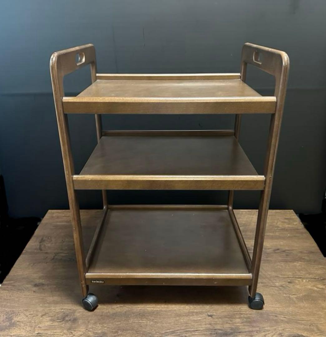 カリモク　ナチュラル　キッチンワゴン ティーワゴン
