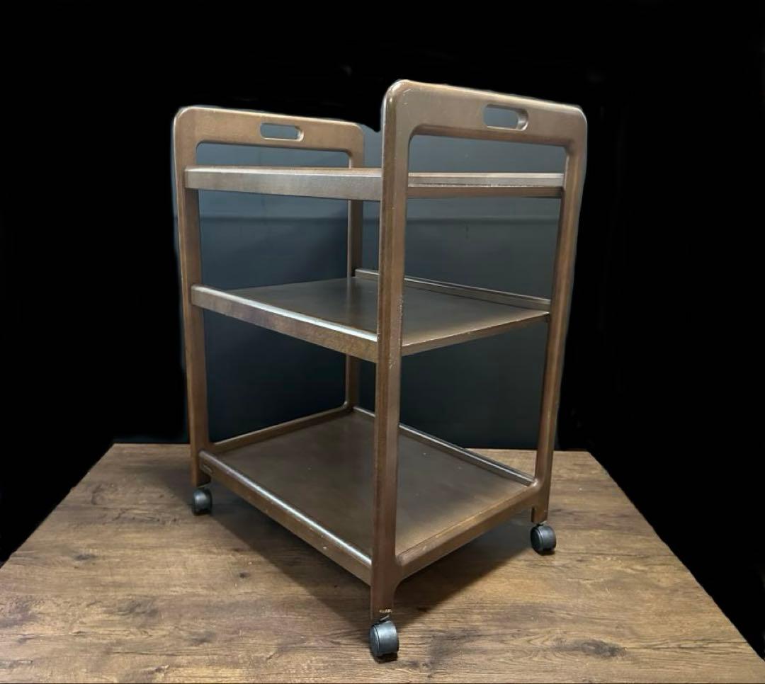 カリモク　ナチュラル　キッチンワゴン ティーワゴン