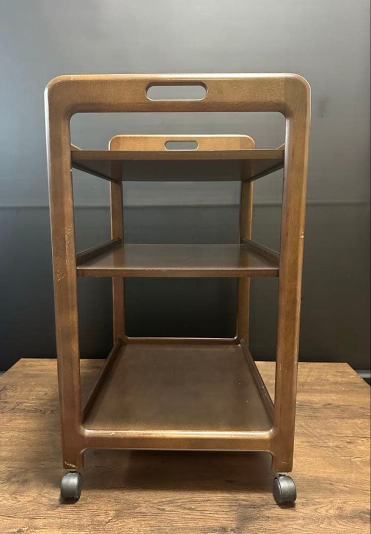 カリモク　ナチュラル　キッチンワゴン ティーワゴン