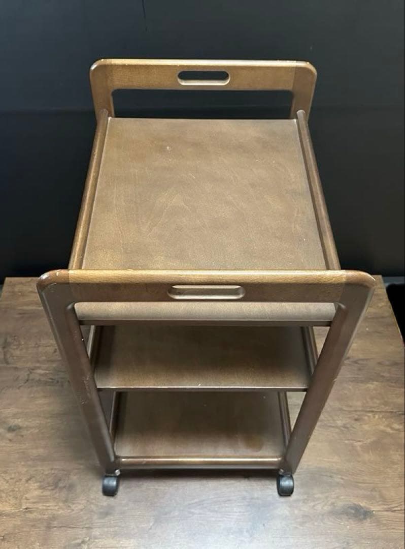 カリモク　ナチュラル　キッチンワゴン ティーワゴン