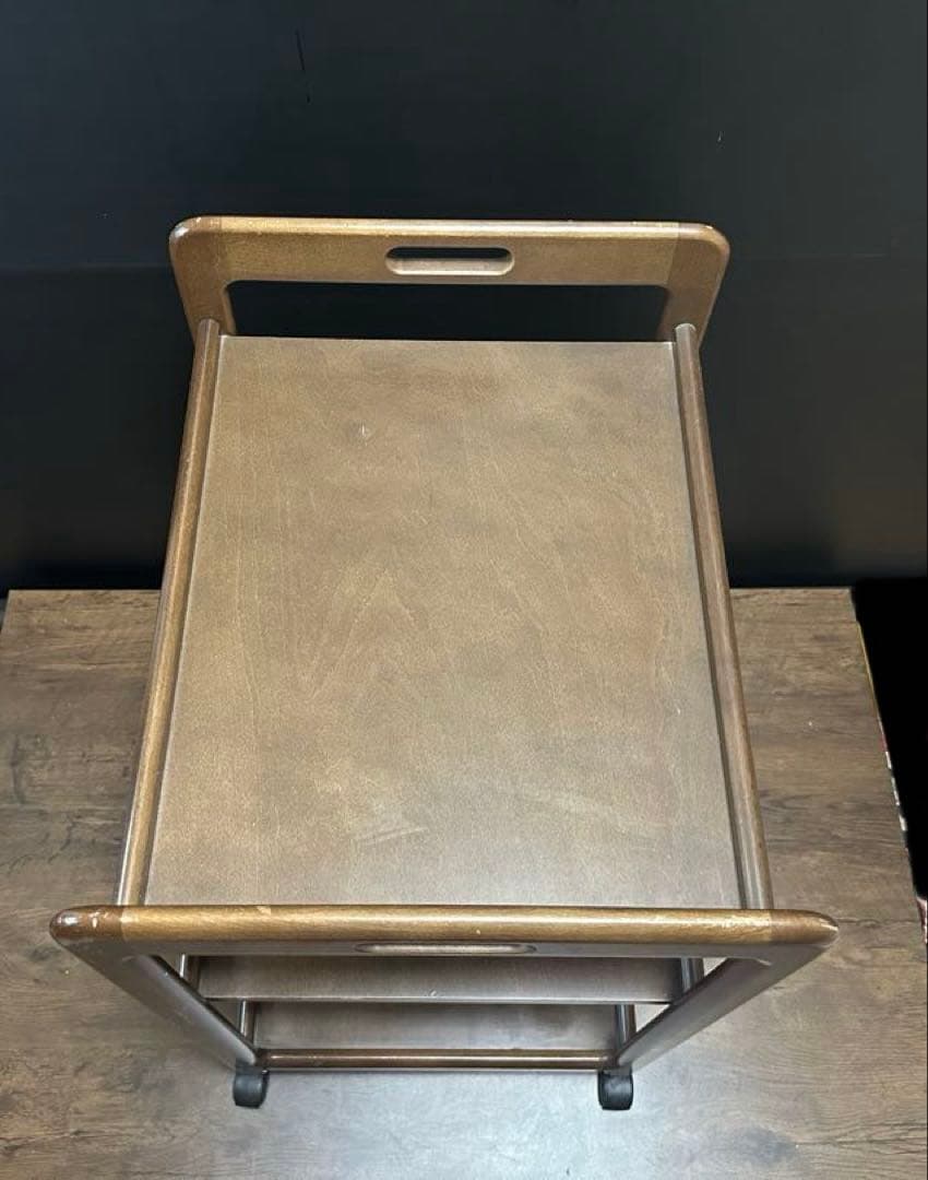 カリモク　ナチュラル　キッチンワゴン ティーワゴン