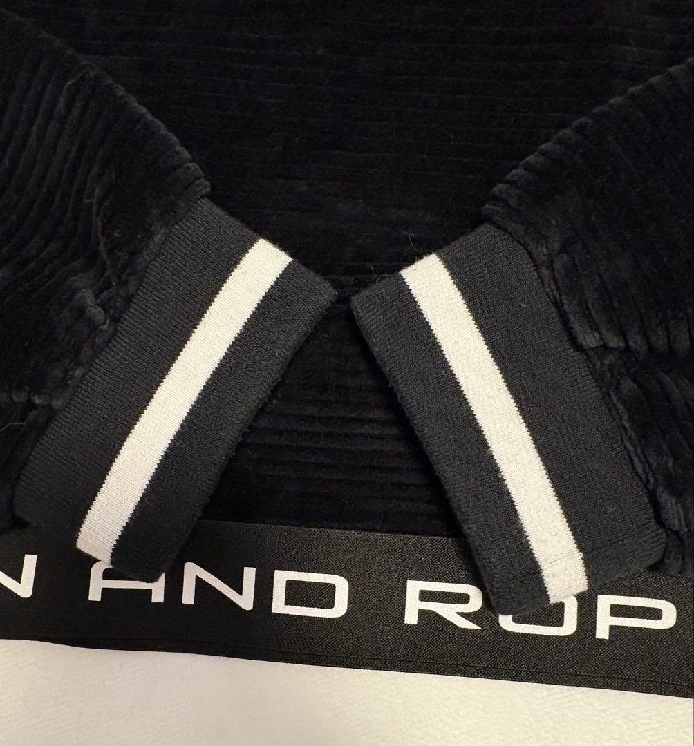 JUN&ROPE★ソフトコーデュロイジャージ 上下セットアップ　ブラック　M