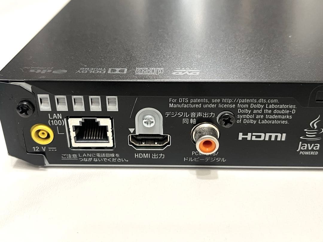 【美品】SONY BD/DVDプレーヤーBDP-S1500 HDMIケーブル付き