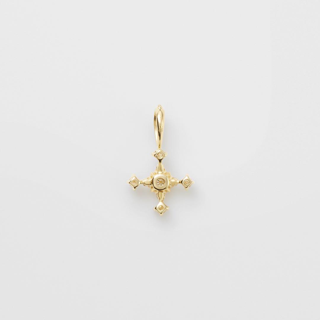 ☆びーちゃん☆ ☆アガットクラシック★K18ダイヤモンドクロスチャーム