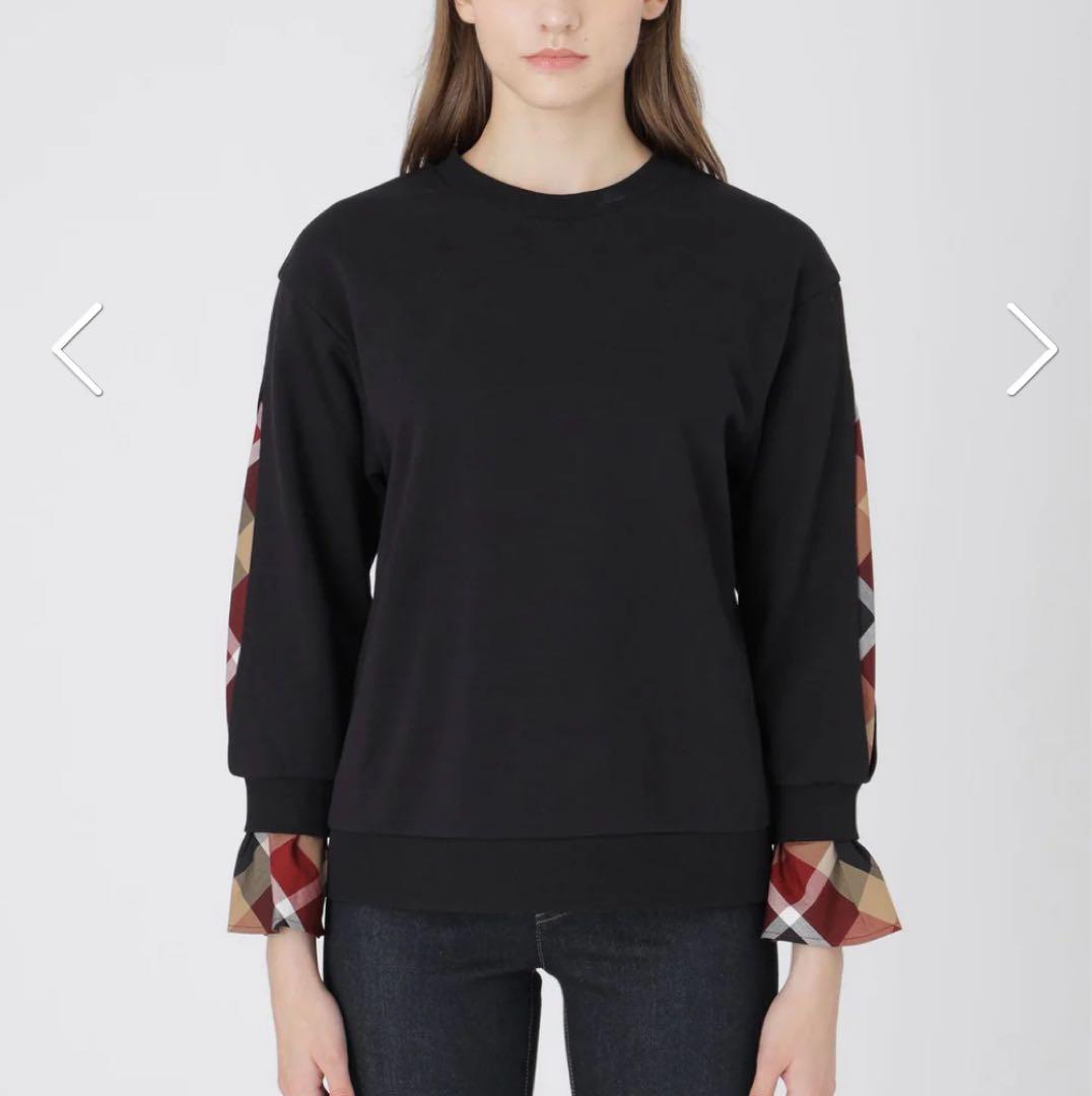 ブルーレーベルクレストブリッジ　スリーブコンシャスプルオーバー　新品タグ付き