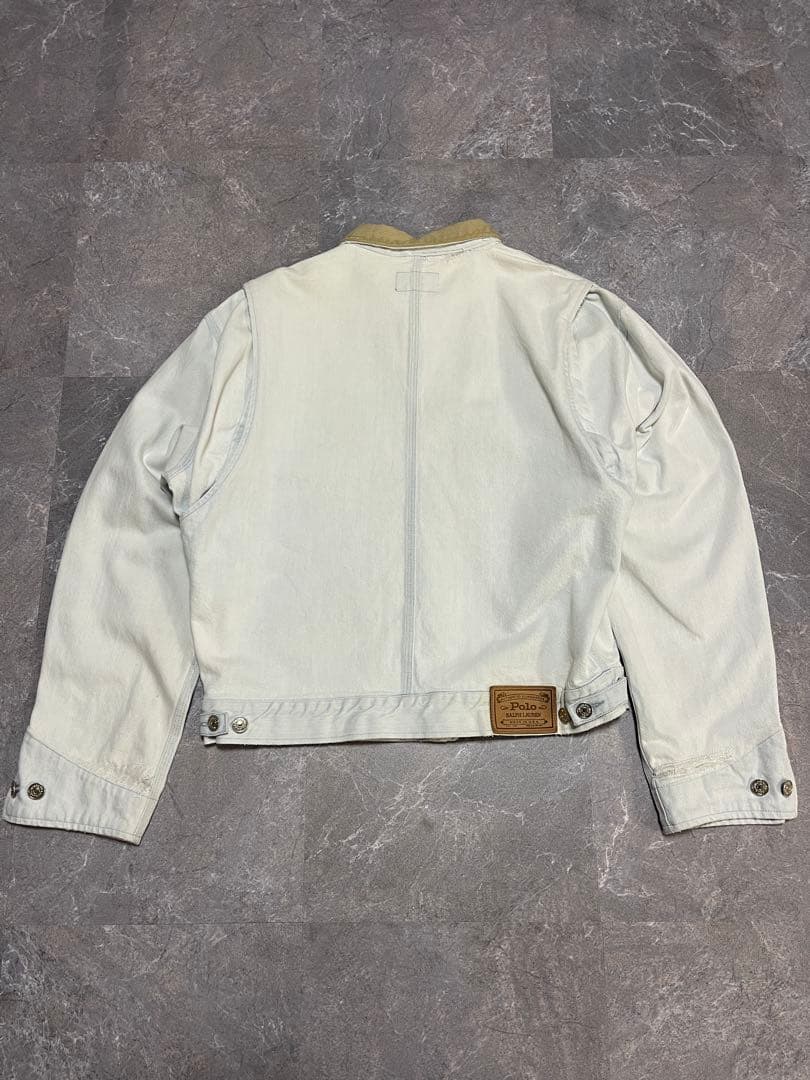 Polo Ralph Lauren デニムジャケット　ホワイト　USA製