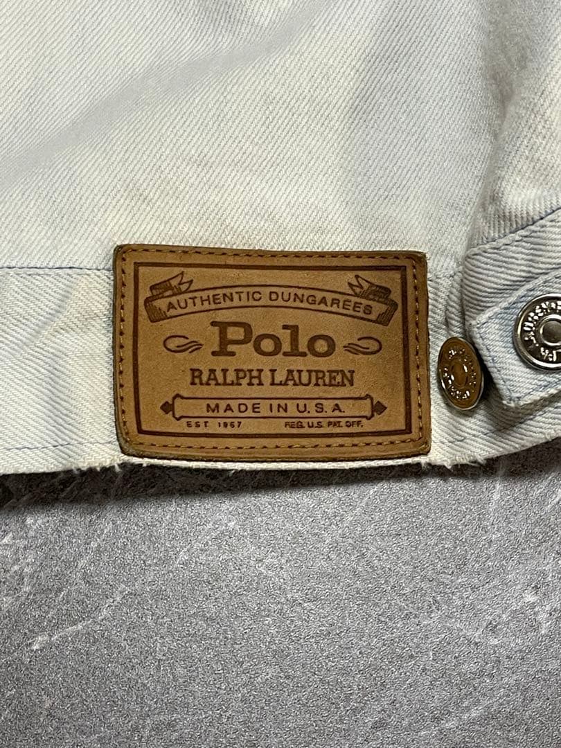 Polo Ralph Lauren デニムジャケット　ホワイト　USA製