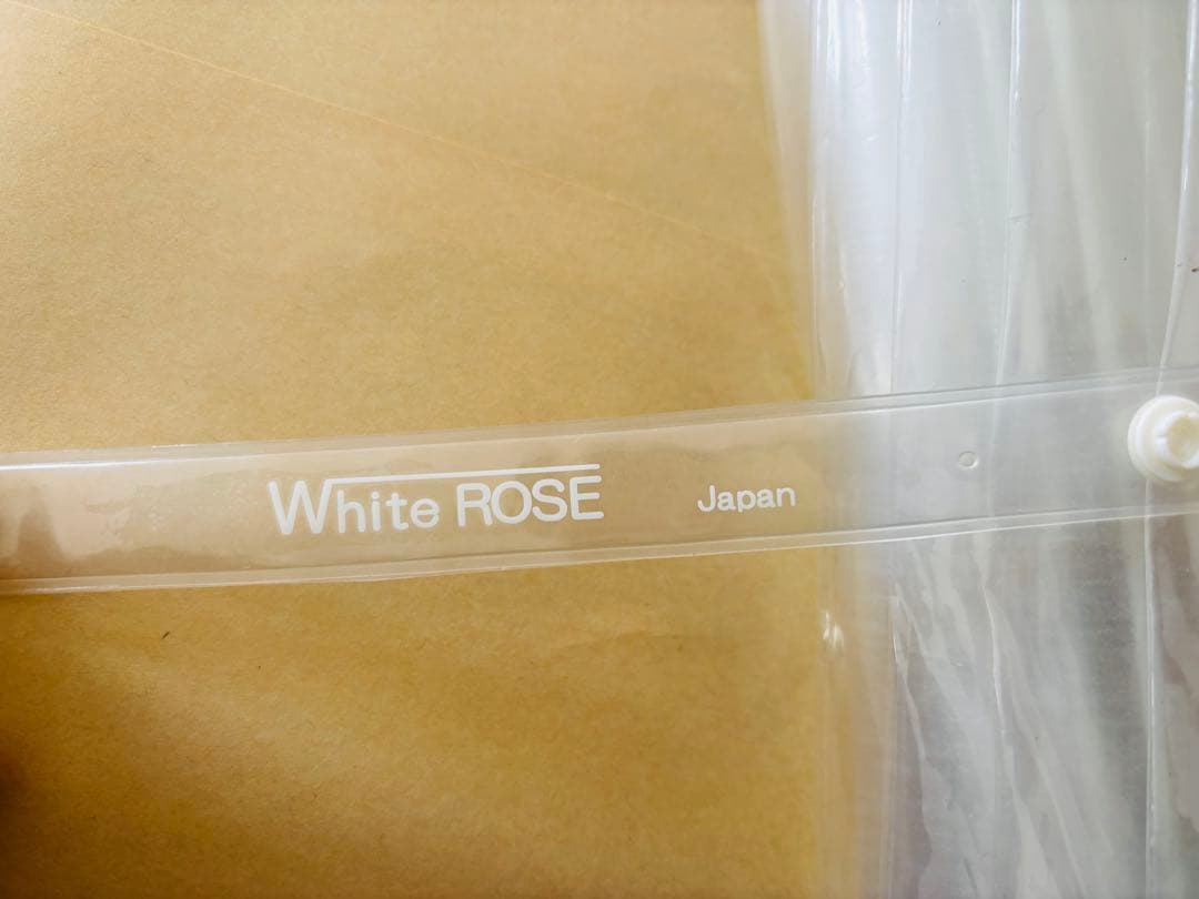 宮内庁御用達THIRD magagine ホワイトローズ社マリソル　ビニール雨傘