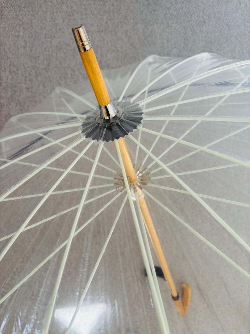 宮内庁御用達THIRD magagine ホワイトローズ社マリソル　ビニール雨傘