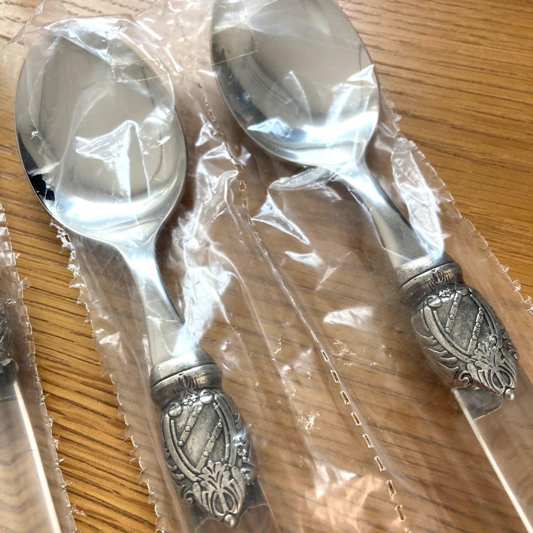 イタリア製カトラリー クリアカラー サラグレース フォークスプーンナイフセット