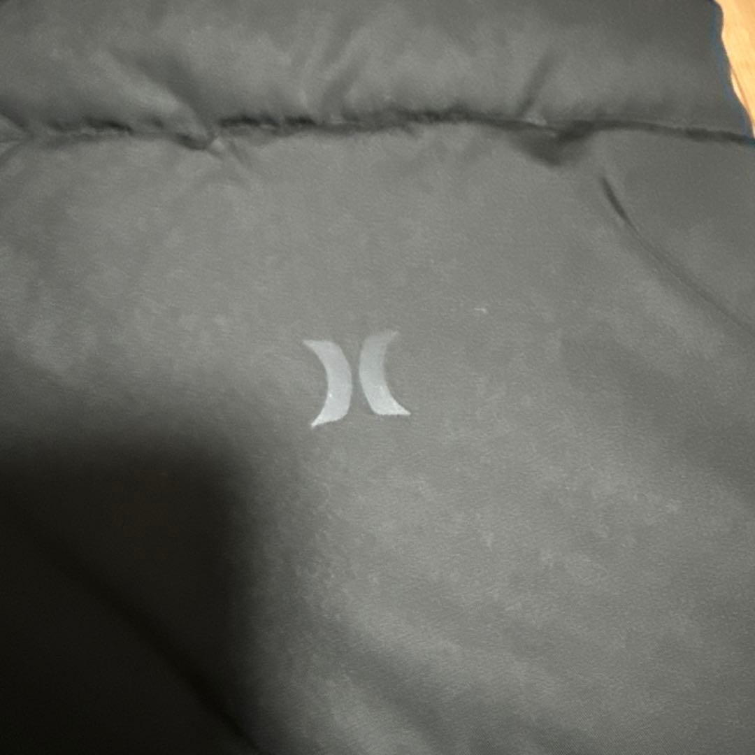 Hurley ブラック ダウンベスト XXXL