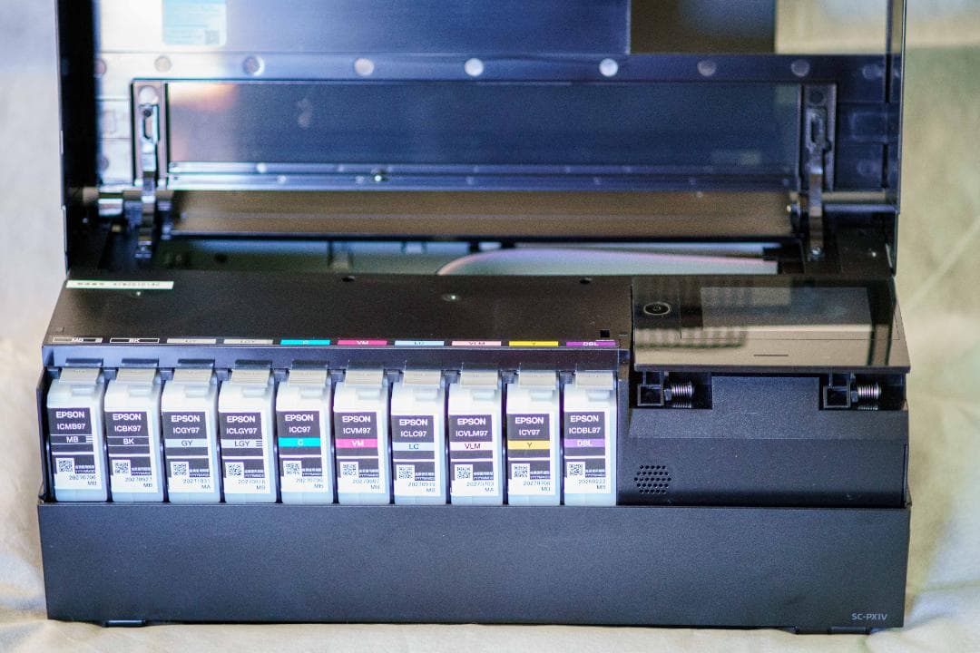 【美品】Epson SC-PX1V 新品純正インク3本付き