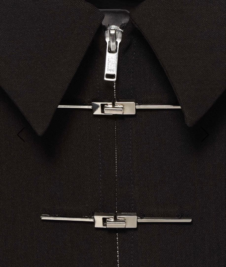 HARE ブラック 金具ショートジャケット