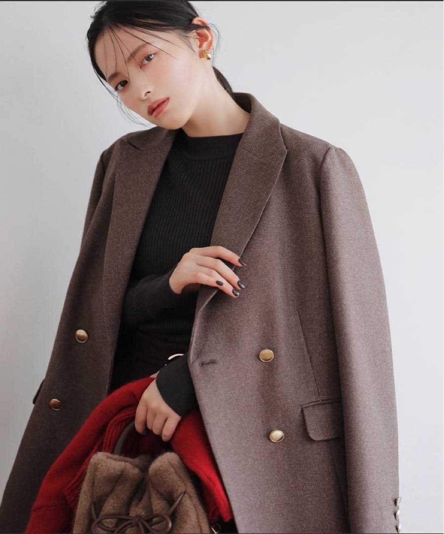 NATURAL BEAUTY BASIC ダブルブレストボクシージャケットII