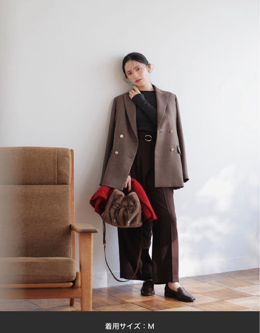 NATURAL BEAUTY BASIC ダブルブレストボクシージャケットII