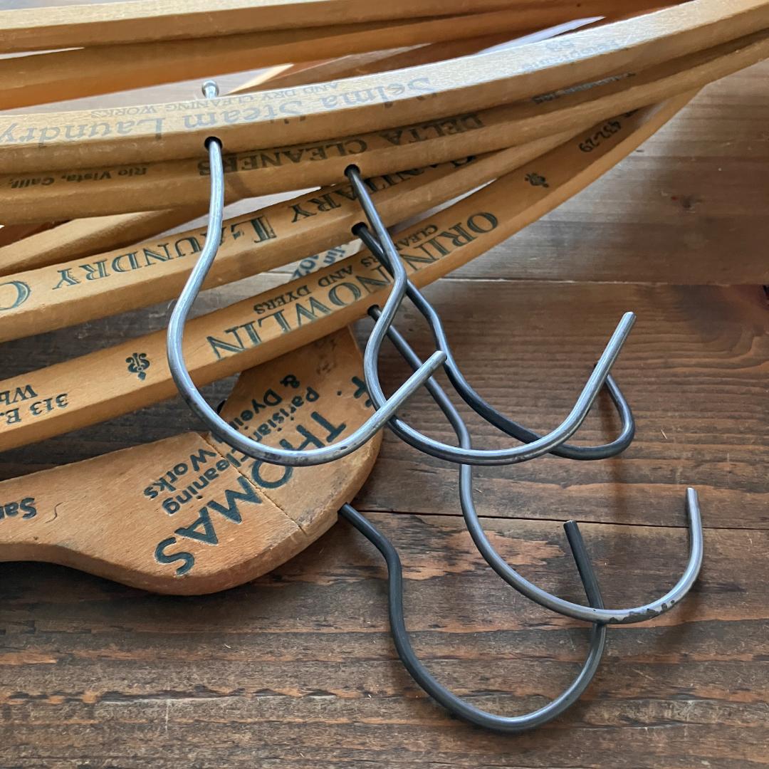 USA広告入ハンガー5本★vintage／アメリカ／California