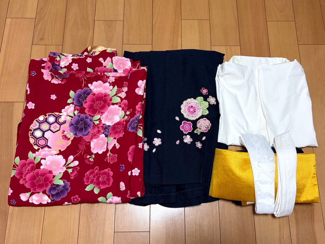 着物　小学生卒業式袴セット　150cm