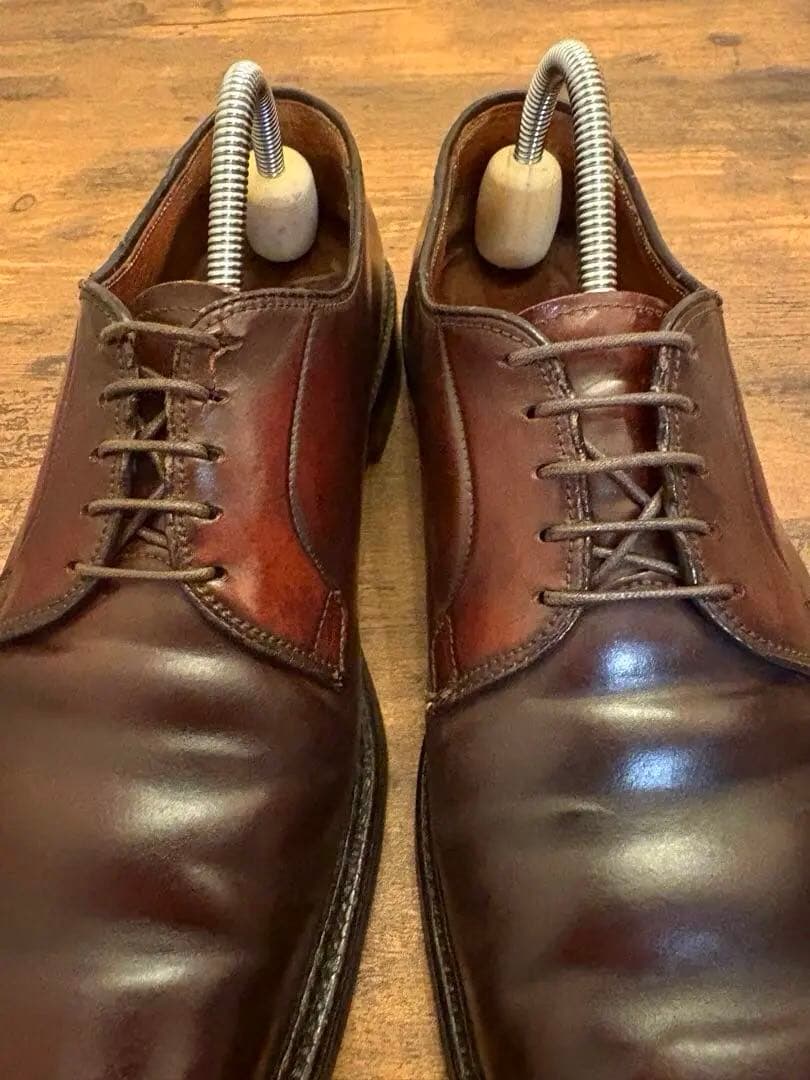 【最終値下げ】 Alden 990 コードバン プレーントゥ ブラウン 9D