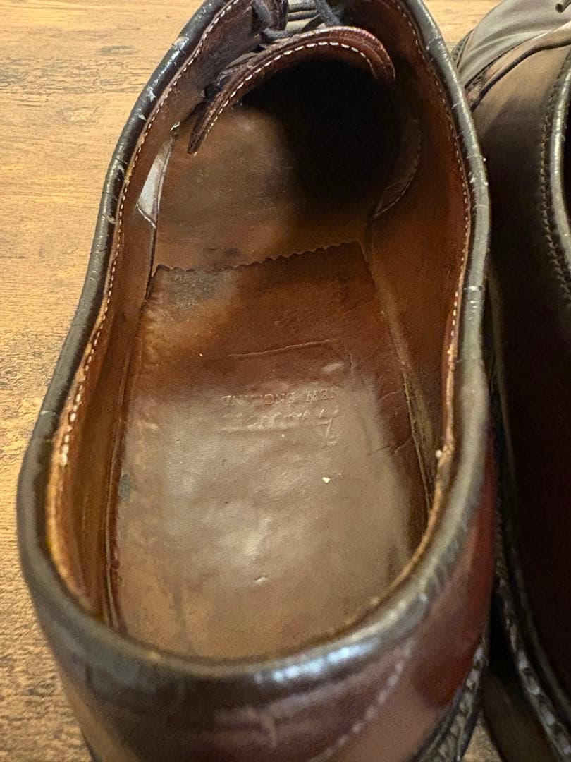 【最終値下げ】 Alden 990 コードバン プレーントゥ ブラウン 9D