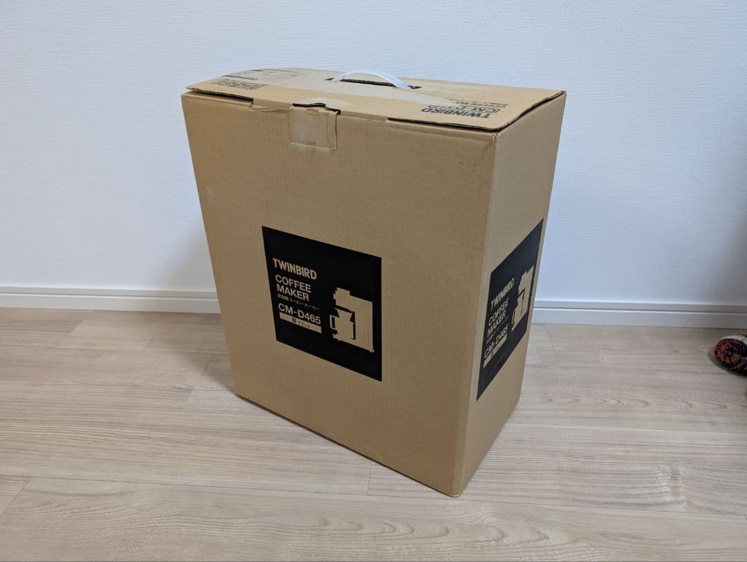 送料無料ツインバード全自動コーヒーメーカー 6杯用 CM-D465B