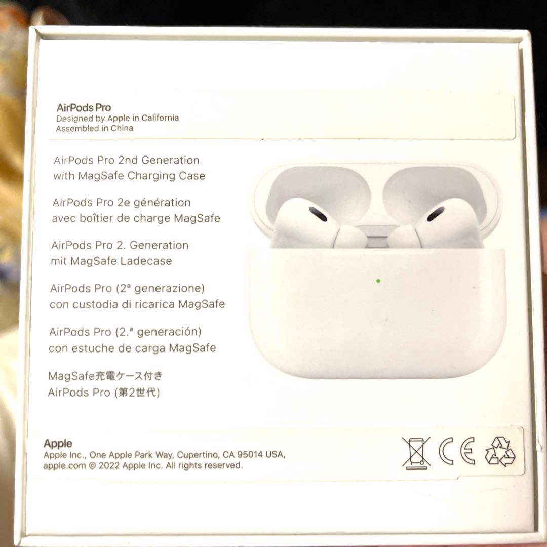 純正Apple AirPods Pro（第二世代）ケースと左耳のみ