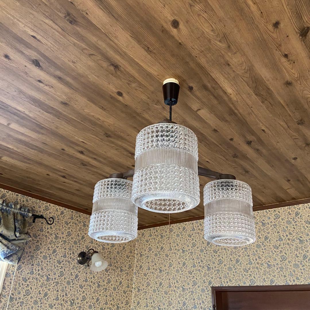 ビンテージ照明　シーリングライト　昭和レトロ　天井照明　単品使用が可能です