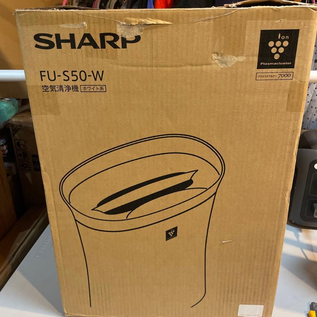 シャープ 空気清浄機 FU-S50-W プラズマクラスター 7000 14畳