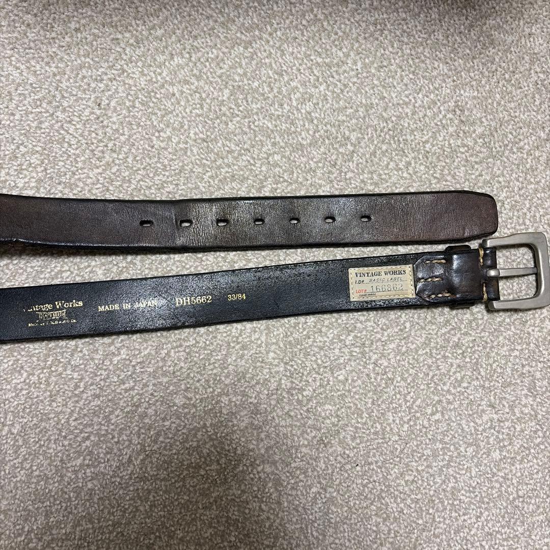 VINTAGE WORKS レザーベルト
