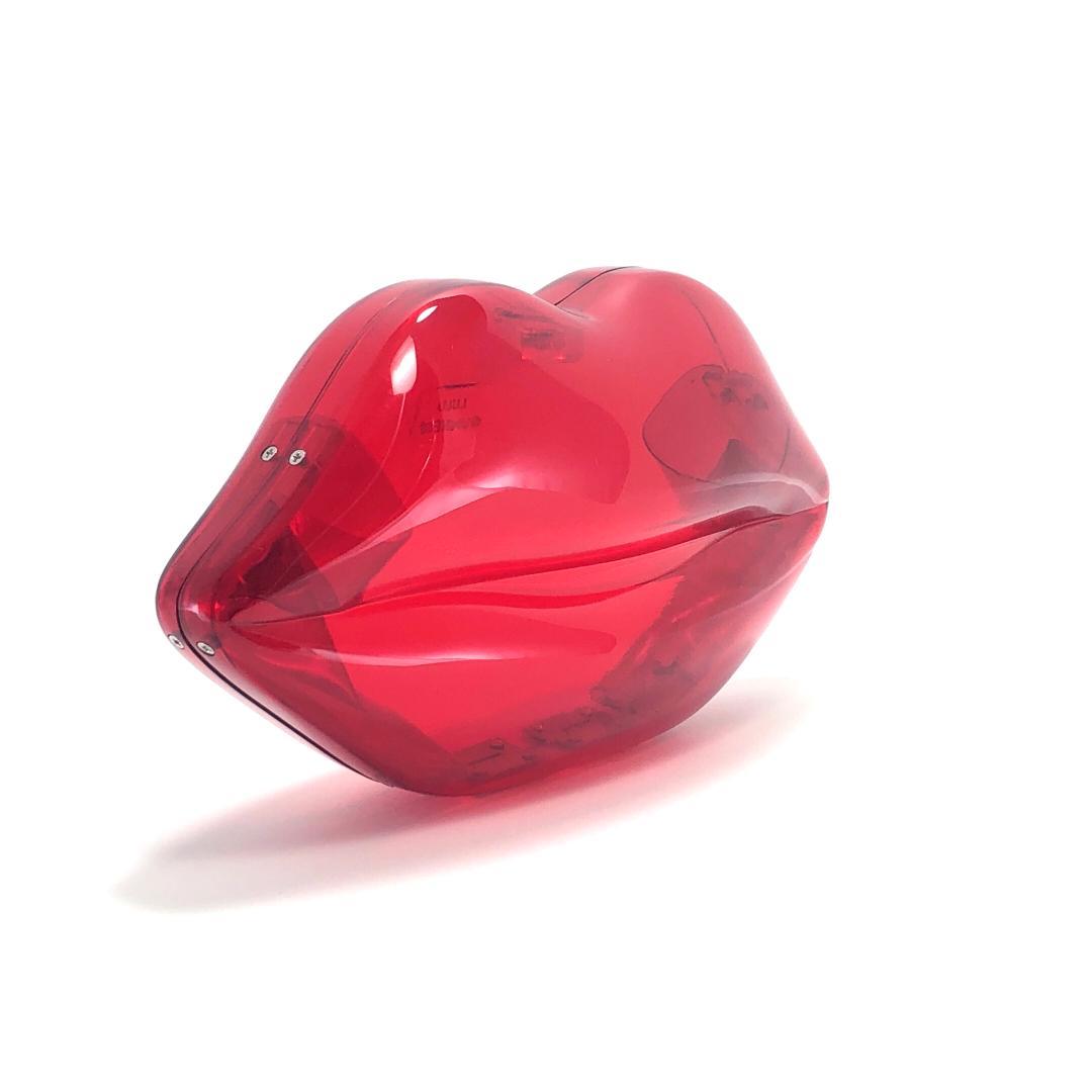 【美品】ルルギネス／リップ ポーチ クラッチバッグ