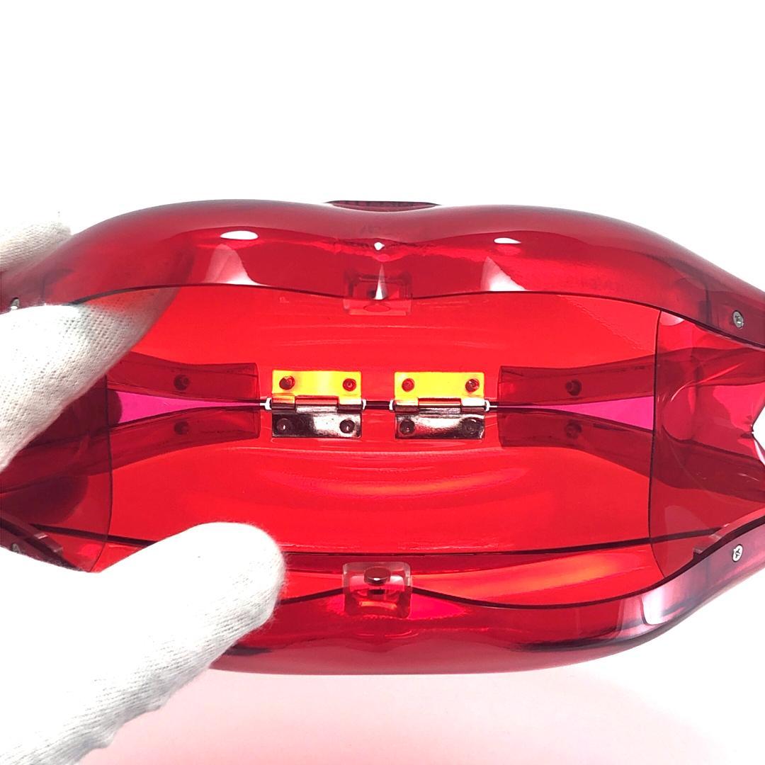 【美品】ルルギネス／リップ ポーチ クラッチバッグ