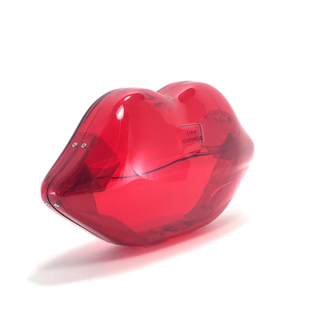 【美品】ルルギネス／リップ ポーチ クラッチバッグ