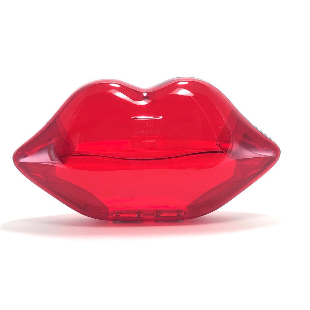 【美品】ルルギネス／リップ ポーチ クラッチバッグ