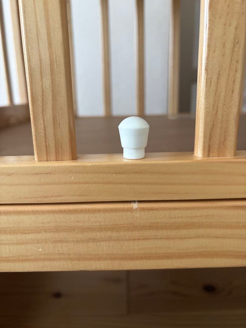 KATOJI ハイポジションミニベビーベッド アーチ ナチュラル