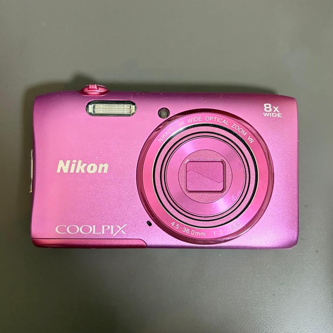 Nikon COOLPIX S3600 ピンク 8倍光学ズーム